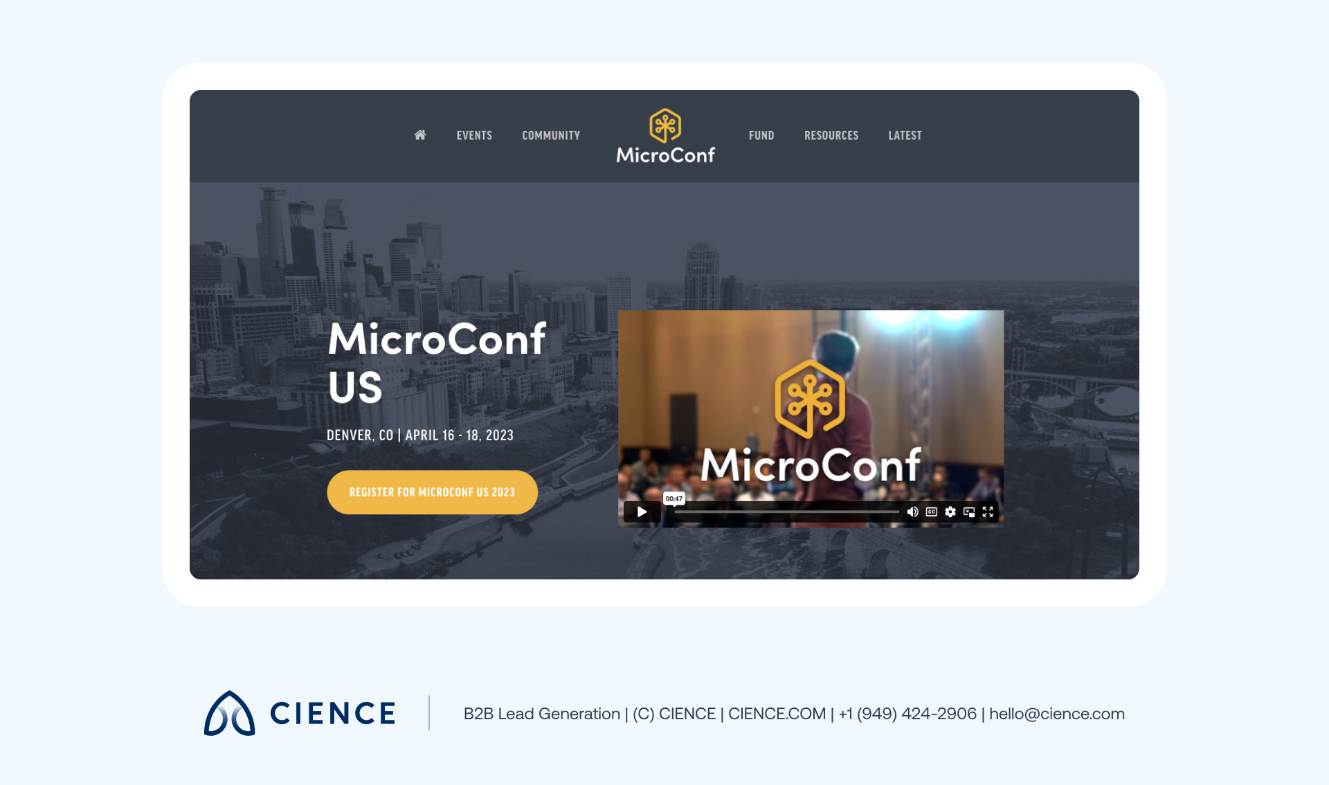 MicroConf US conference for bootstrapped founders with workshop sessions in Denver